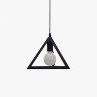 Suspension LED Triangle Moderna (Noir ou Blanc) | Marco Lucetti Noir