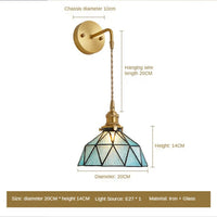 Suspension LED Triangles en Verre Ione | Marco Lucetti Bleu