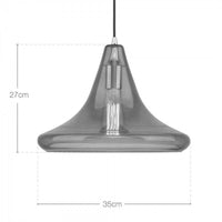 Suspension LED Triangulaire en Verre | Marco Lucetti