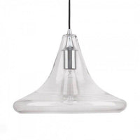 Suspension LED Triangulaire en Verre | Marco Lucetti Transparent