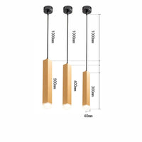 Suspension LED Tube Carré - Éclairage Moderne | Marco Lucetti