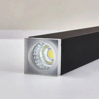 Suspension LED Tube Carré - Éclairage Moderne | Marco Lucetti