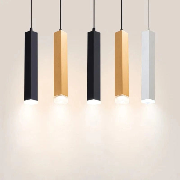 Suspension LED Tube Carré - Éclairage Moderne | Marco Lucetti