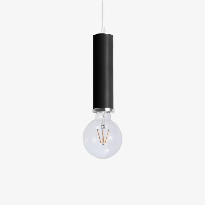 Suspension LED Tube Colorée | Marco Lucetti Noir