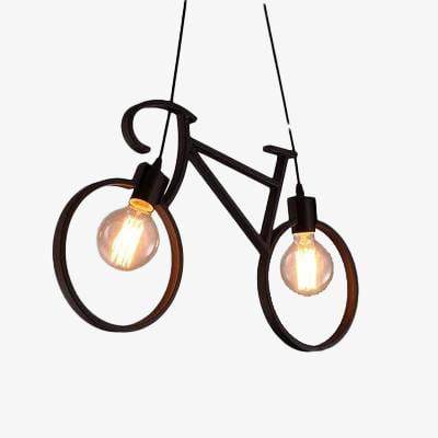 **Suspension LED Vélo Lumineux** | Marco Lucetti Noir