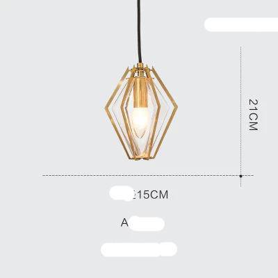 Suspension LED Verre Doré- Design Chic | Marco Lucetti Doré - A