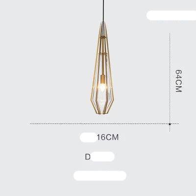 Suspension LED Verre Doré- Design Chic | Marco Lucetti Doré - D
