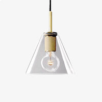 Suspension LED verre Loft Industriel | Marco Lucetti B / Doré