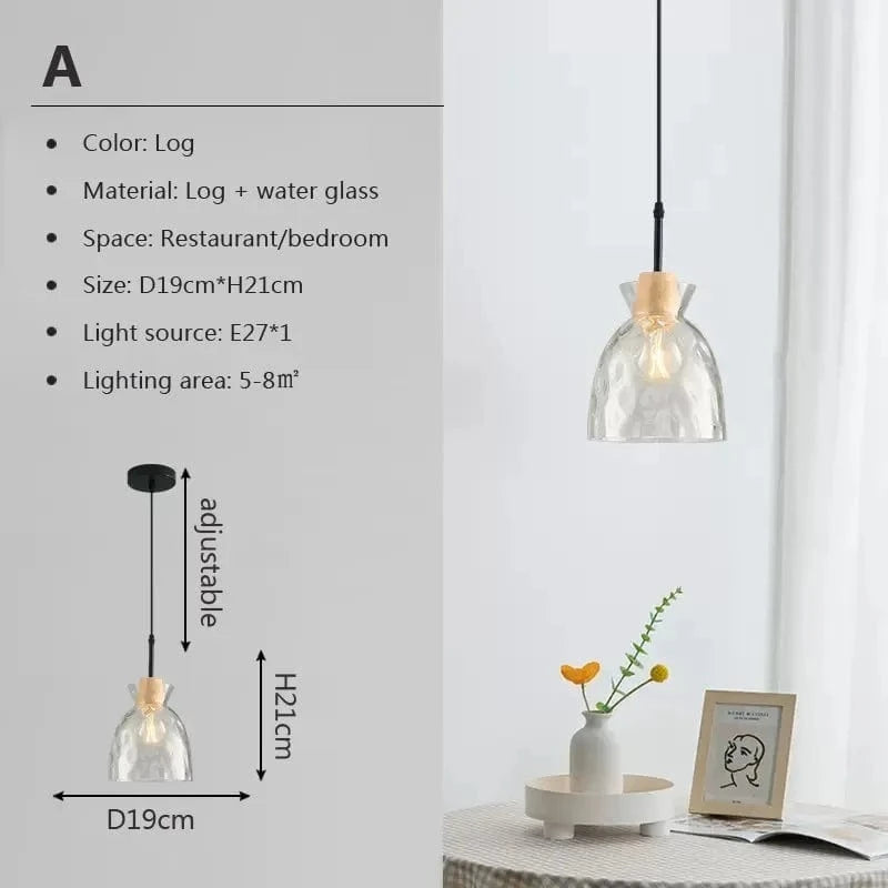 Suspension LED Verre Transparent - Déco Maison | Marco Lucetti A / Blanc froid