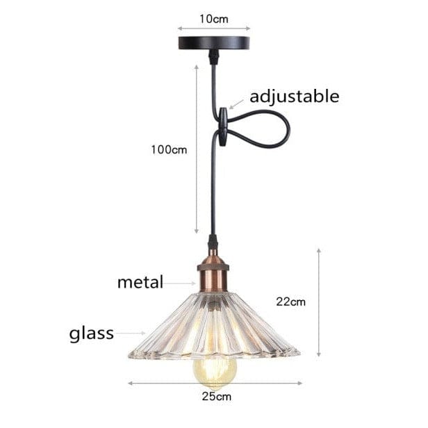 Suspension LED Vintage Bertha | Marco Lucetti R