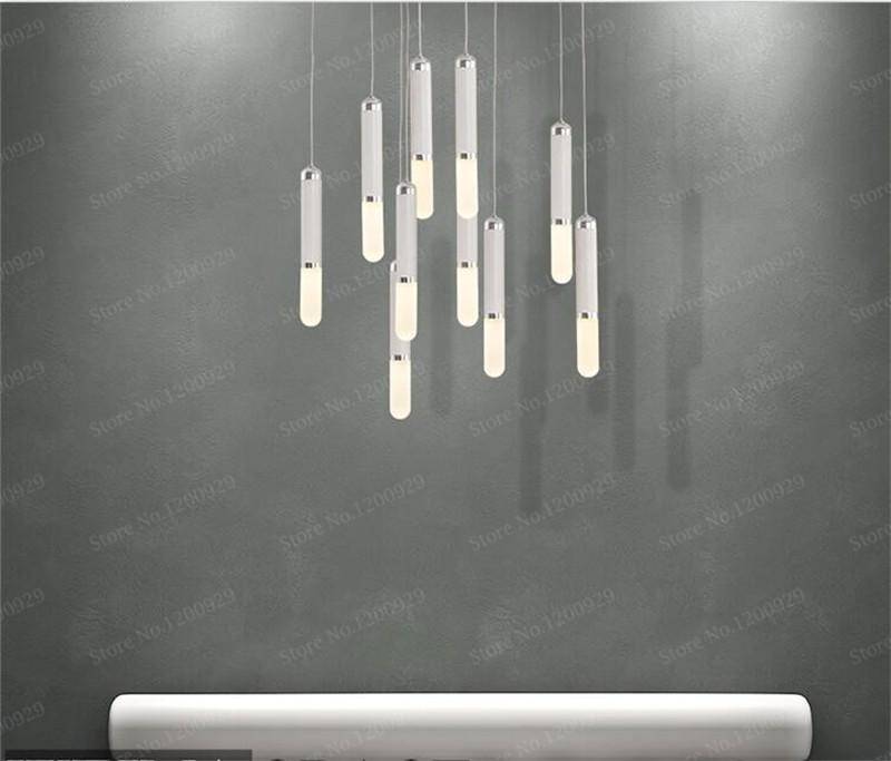 Suspension LED Vintage Blanche Cylindrique | Marco Lucetti