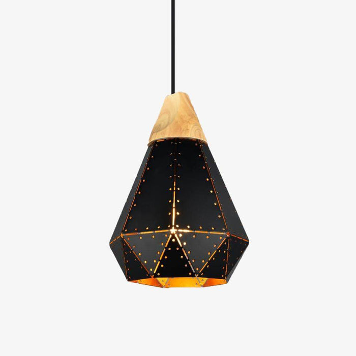 Suspension LED Vintage en bois | Marco Lucetti A