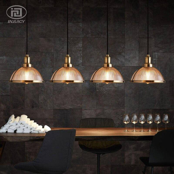 Suspension LED Vintage en verre chromé | Marco Lucetti