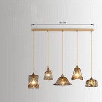 Suspension LED vintage en verre Dolkor. | Marco Lucetti