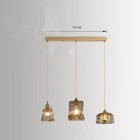 Suspension LED vintage en verre Dolkor. | Marco Lucetti