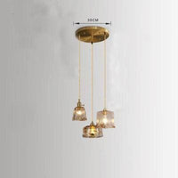 Suspension LED vintage en verre Dolkor. | Marco Lucetti