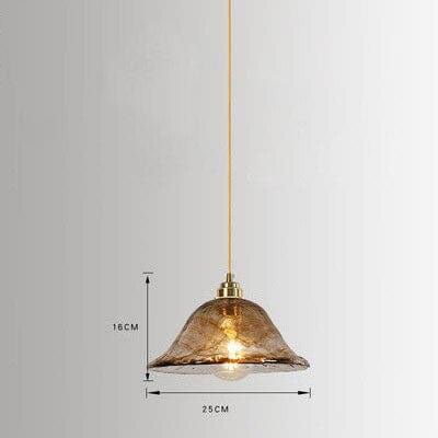 Suspension LED vintage en verre Dolkor. | Marco Lucetti