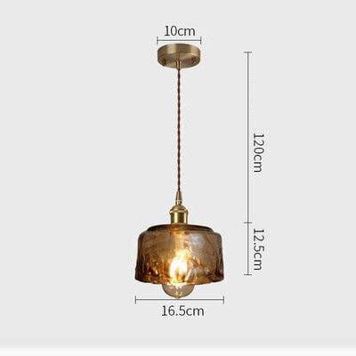 Suspension LED vintage en verre Dolkor. | Marco Lucetti