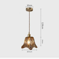 Suspension LED vintage en verre Dolkor. | Marco Lucetti