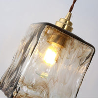 Suspension LED vintage en verre Dolkor. | Marco Lucetti