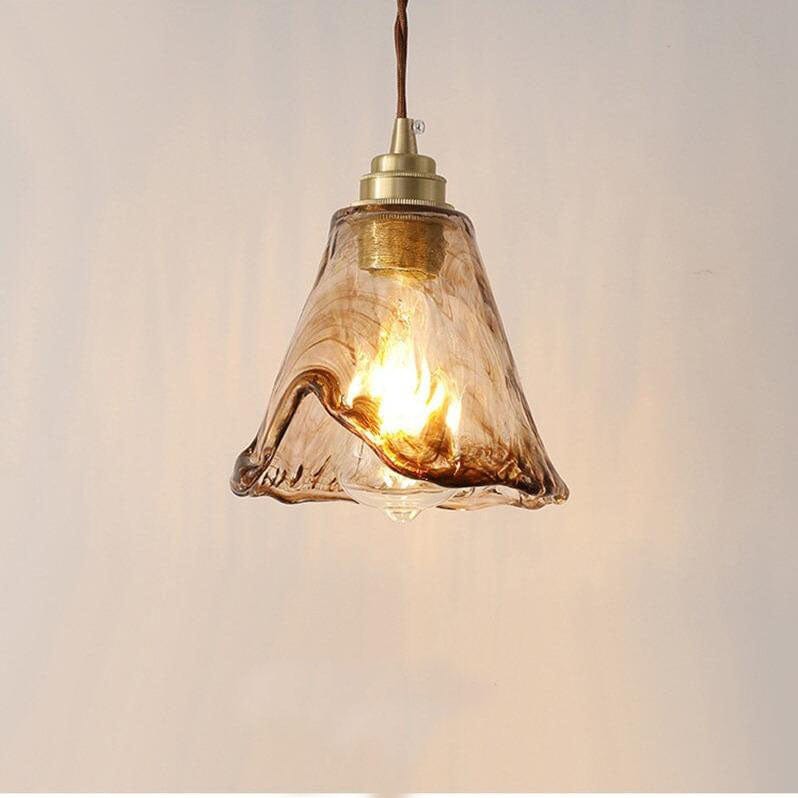 Suspension LED vintage en verre Dolkor. | Marco Lucetti B