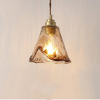 Suspension LED vintage en verre Dolkor. | Marco Lucetti B
