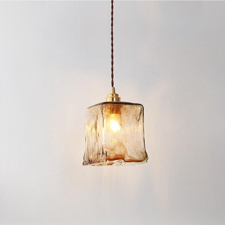 Suspension LED vintage en verre Dolkor. | Marco Lucetti D