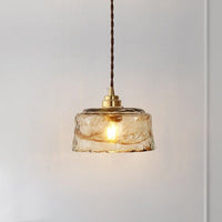 Suspension LED vintage en verre Dolkor. | Marco Lucetti E