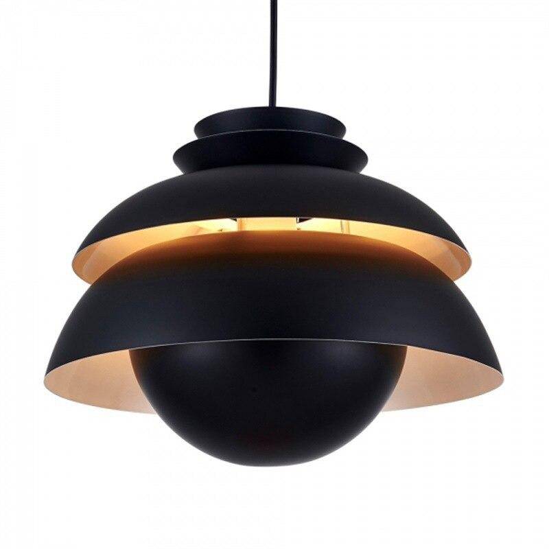 Suspension LED Vintage Noire Aluminium | Marco Lucetti