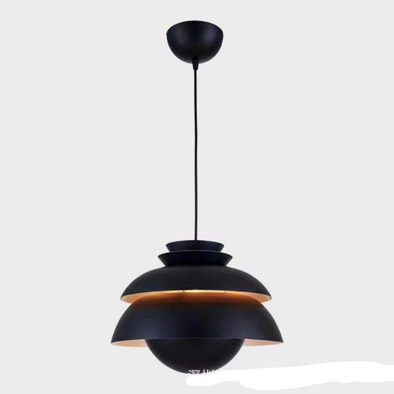 Suspension LED Vintage Noire Aluminium | Marco Lucetti