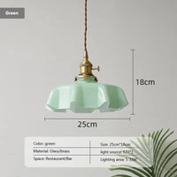Suspension LED Vintage Nordic Glow | Marco Lucetti Vert / Pas d&#39;ampoule