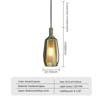Suspension LED violet minimalist | Marco Lucetti PL855 Vert 26cm / Blanc froid