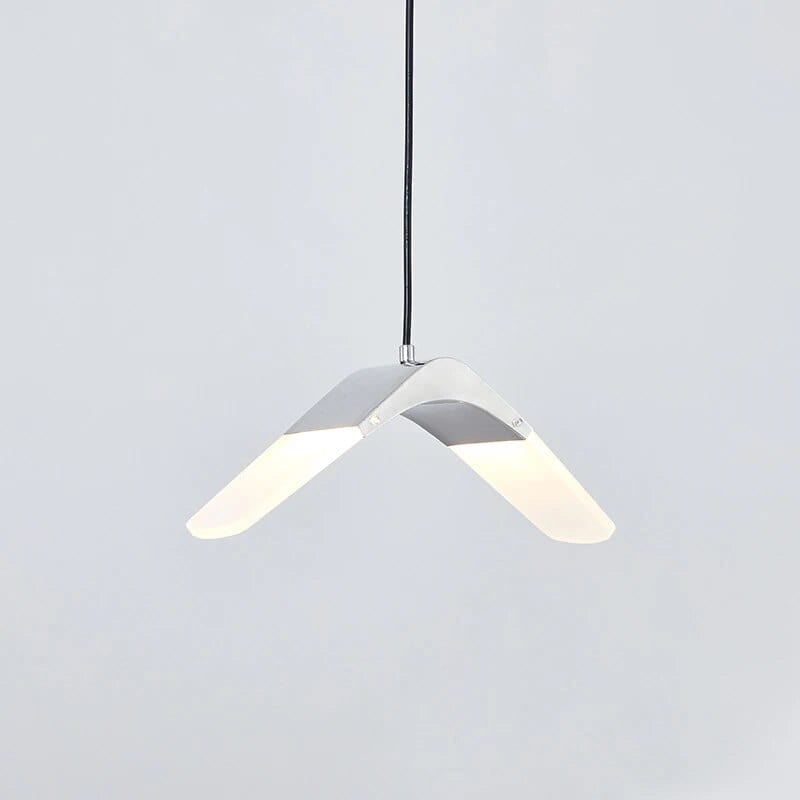 Suspension LED Volantes pour une Salle à Manger Moderne | Marco Lucetti Chrome vers le bas / Blanc froid
