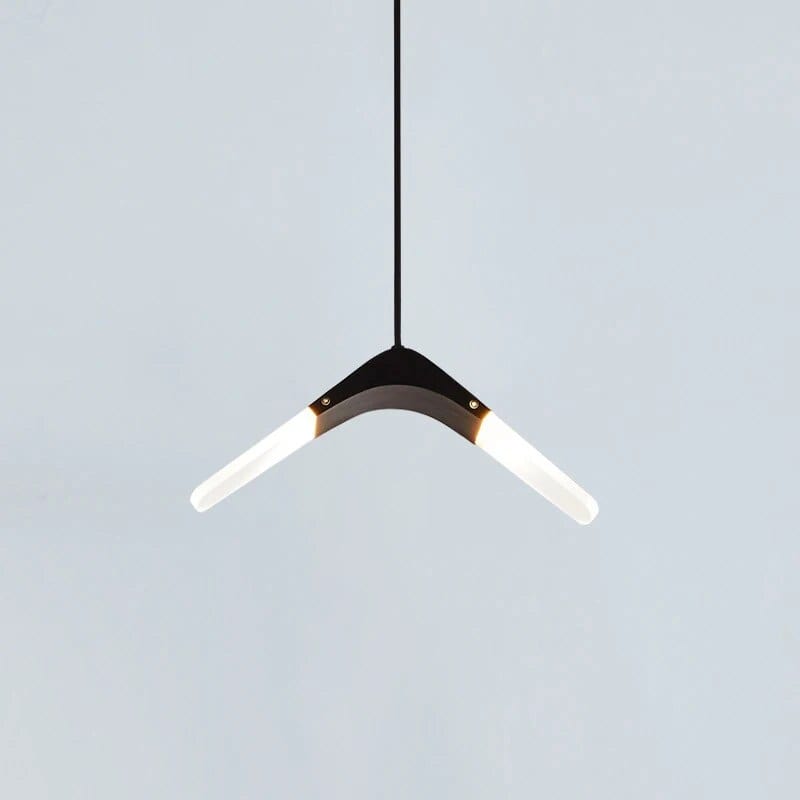 Suspension LED Volantes pour une Salle à Manger Moderne | Marco Lucetti Duvet noir / Blanc froid