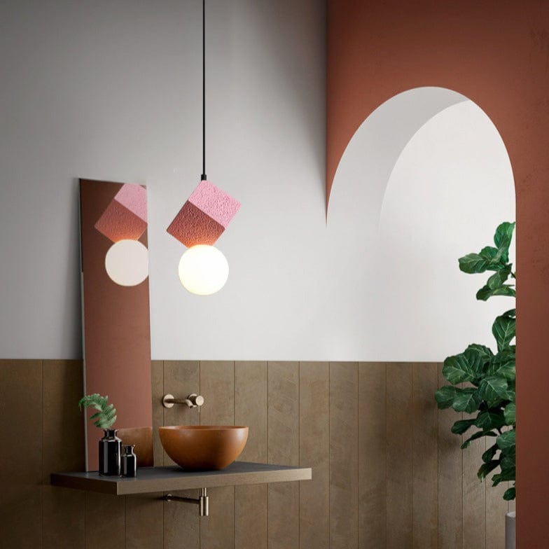 Suspension LED Wayne en résine innovante | Marco Lucetti