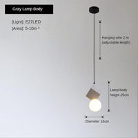 Suspension LED Wayne en résine innovante | Marco Lucetti Gris