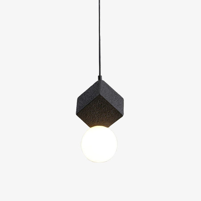 Suspension LED Wayne en résine innovante | Marco Lucetti Noir