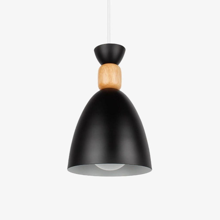 Suspension LED Wood & Metal | Marco Lucetti Noir