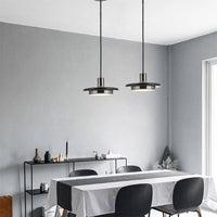 Suspension Line en verre et marbre de marque. | Marco Lucetti