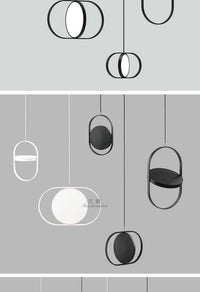 Suspension Line : Lampe ronde ajustable au design unique | Marco Lucetti