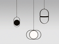 Suspension Line : Lampe ronde ajustable au design unique | Marco Lucetti