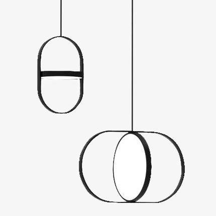 Suspension Line : Lampe ronde ajustable au design unique | Marco Lucetti