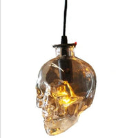 Suspension Loft Américain Rétro avec Lampe Crâne en Bouteille de Vin LED - Édition Limitée | Marco Lucetti