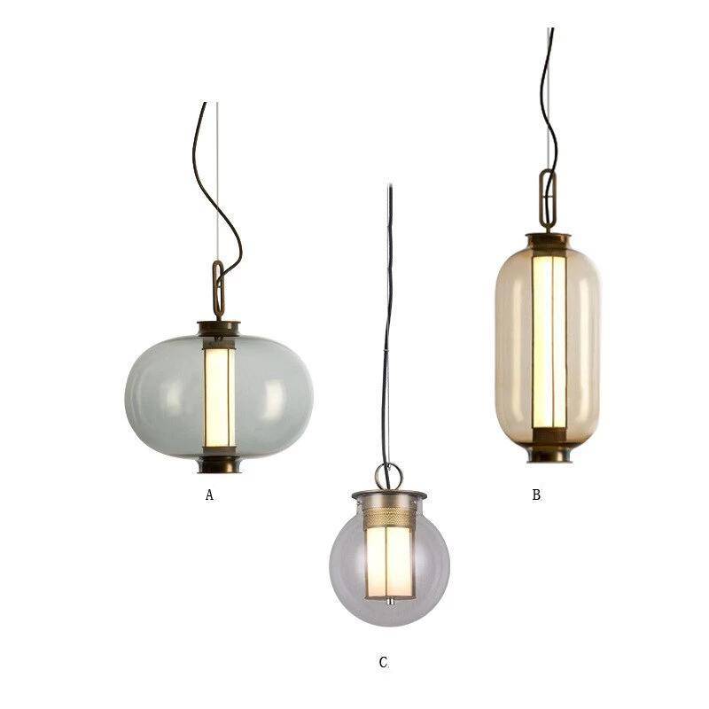 Suspension Loft : Boule en verre fumé Design | Marco Lucetti