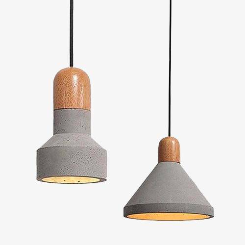 Suspension Loft en bois et ciment scandinave | Marco Lucetti