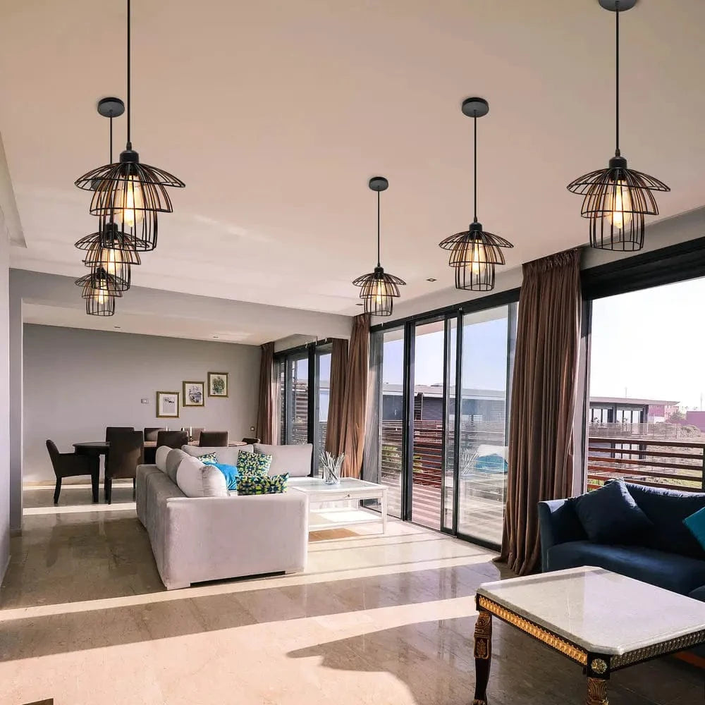 Suspension Loft en Fer Forgé | Marco Lucetti Noir