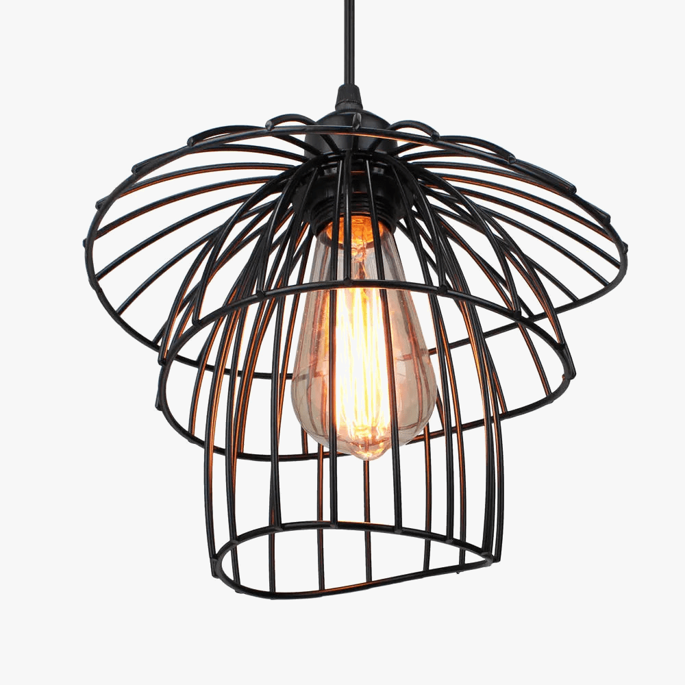 Suspension Loft en Fer Forgé | Marco Lucetti Noir