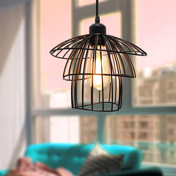 Suspension Loft en Fer Forgé | Marco Lucetti Noir