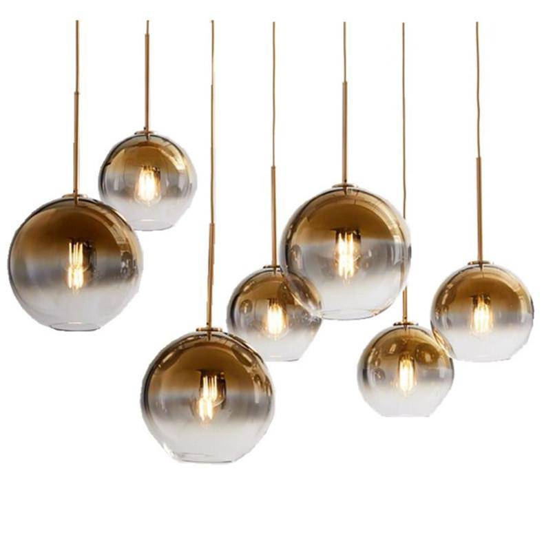 Suspension Loft en verre ambré. | Marco Lucetti