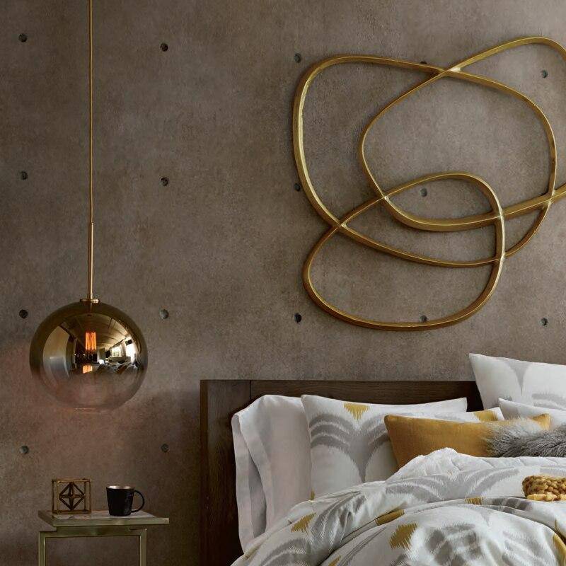 Suspension Loft en verre ambré. | Marco Lucetti
